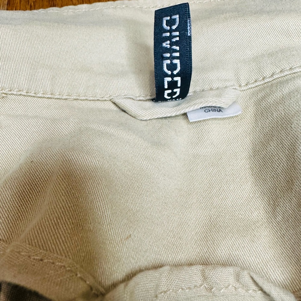 Divided Cream Button-Up Military Style Jacket Size 8 - Picture 12 of 14